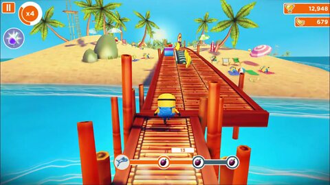 Despicable Me Minion Rush Level 23 - Smash Frozen 8 Objects