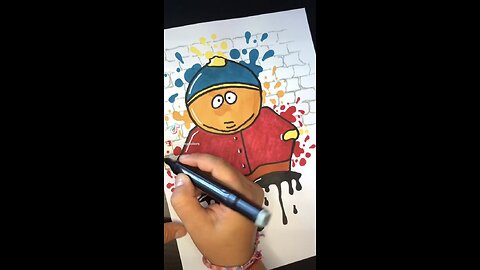 Drawing Eric Cartman Graffiti Style