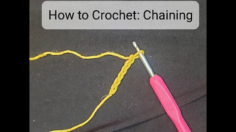 How to Crochet - Chaining