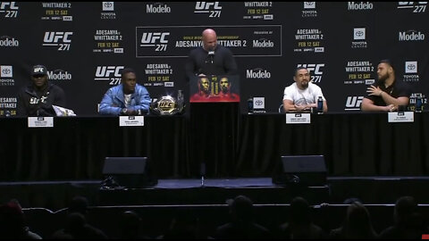 The press asked Dana White about the Joe Rogan storm