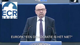 Europese Parlement “een democratie is het niet” - geïnfecteerd door Partijdigheid - NL ondertiteld