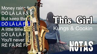 This girl - Kungs & Cookin - Cifra melódica (C, Eb e Bb)