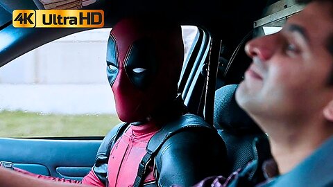 DeadPool (2016) A Dupinder Taxi Ride To The Fight 4K HDR