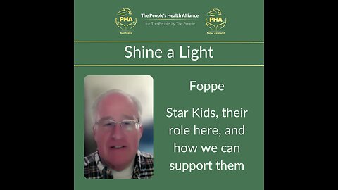 PHA Australia NZ - Shine a Light with Foppe