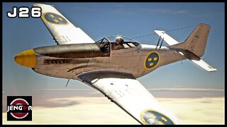 The KING Above! J26 Mustang - Sweden - War Thunder Review!