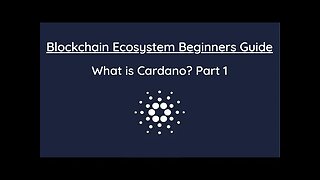 Beginners Guide To The Blockchain - What is Cardano? Part 1