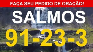 🙌 OUÇA DORMINDO! SALMO 91 - SALMO 23 e SALMO 3 - DURMA COM DEUS #OraçãodaNoite