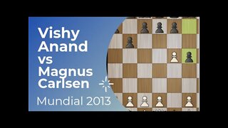 CARLSEN VS ANAND DISPUTA DO TITULO MUNDIAL 2013 #Shorts