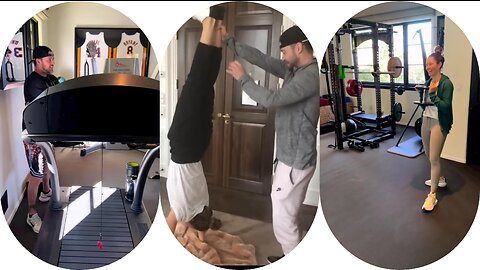 "Fitness Fun with Justin Timberlake and Jessica: Watch Them Crush Their Workout Goals Together!"