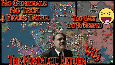 WC3 Has Been Nerfed "Change My Mind"😂 Germany No Generals No Tech WC3 Return #2