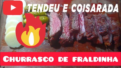 Churrasco gaúcho na brasa com carne de fraldinha / vazio, tradicional RS #churrasco #carne #turismo