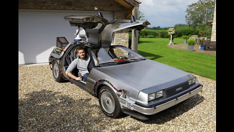 Great Scott! Man Owns Real Life Back To The Future DeLorean