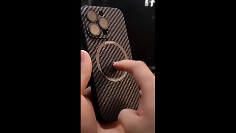 Magnetic Carbon Fiber Pattern Phone Case📱🛡