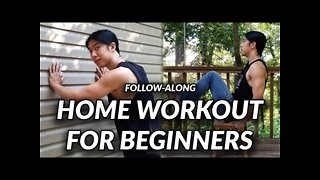 Day 1: Pushups & Core | Beginner's Home Workout