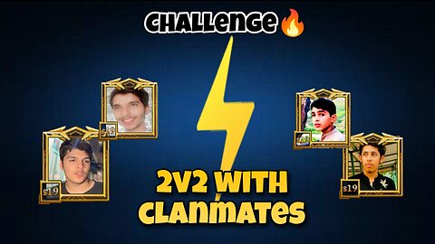 My Clan Members challenge me for 2vs2 | PUBG MOBILE | BFG BRAND