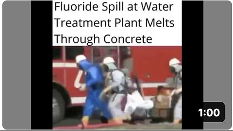 Fluoride Spill at Water “Treatment” Plant Melts Through Concrete Floor