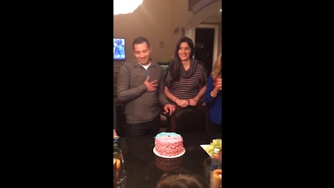 Pregnant Couple Fools Entire Family During Gender Reveal Party