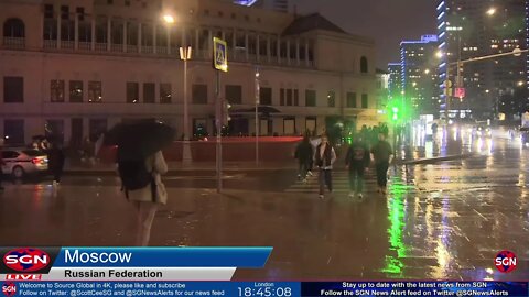 Protesters gather in the center of Moscow