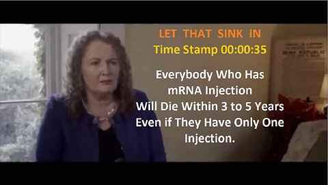 PROF. DOLORES CAHILL: "EVERYONE WHO HAS HAD AN MRNA INJECTION DIES WITHIN 3 TO 5 YEARS!