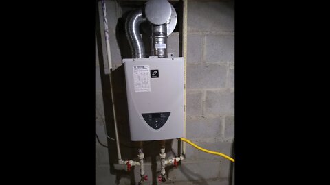 Tankless water heater Install