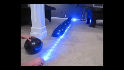 2W (2000mW) Blue Laser vs. Line of 24 Balloons