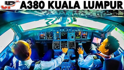 Piloting AIRBUS A380 from Kuala Lumpur | Cockpit Views