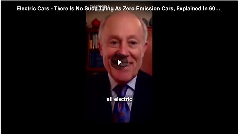 Why there is no such thing as zero emission cars