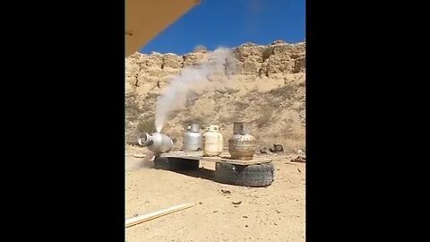 Shooting Propane Tanks