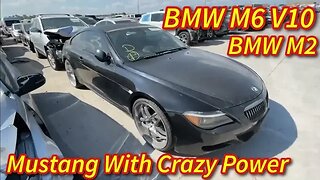 BMW M2, BMW M6 V10, Mustang, And More Copart Walk Around