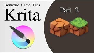 Part 2 krita Tutorial Painting Isometric Asset Game