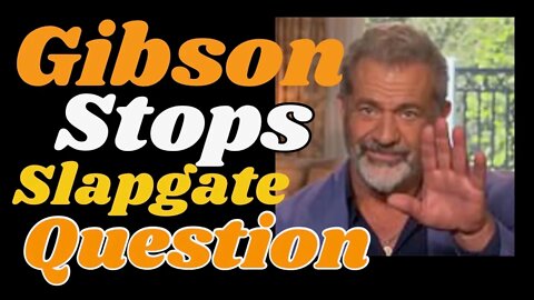 #MelGibson's awkward interview by #JessieWaters