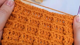 How to crochet waffle stitch short tutorial full in description