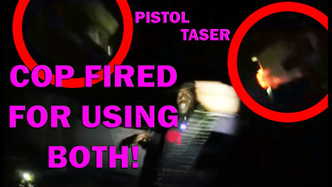 Cop Fired And Charged In Titusville For Using Pistol And Taser On Video! LEO Round Table S07E26c