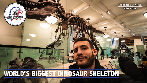 World's Biggest Dinosaur Skeleton | #CuttingThroughAmerica