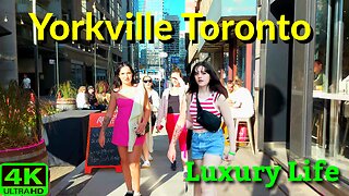 【4K】Luxury Toronto in prestigious Downtown Toronto Canada 🇨🇦