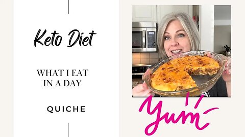 What I Eat In A Day on Keto 20 Carbs / Quiche