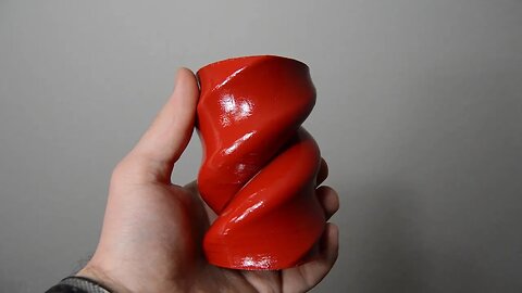 Easy Romantic Gift | Twisted Heart Vase Timelapse | 3Dfacture Draken 3D Printer