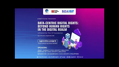 SEAIGF2021 - Data-Centric Digital Rights: beyond Human Rights in the Digital Realm