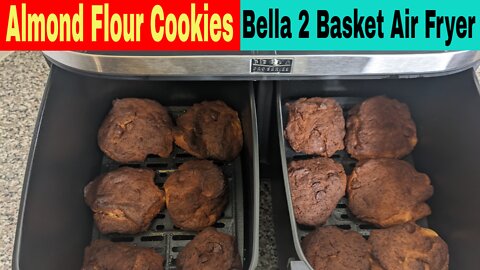 Almond Flour Chocolate Chip Cookies, Bella 2 Basket Air Fryer