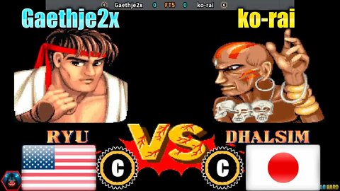 Street Fighter II: The World Warrior (Gaethje2x Vs. ko-rai) [U.S.A. Vs. Japan]