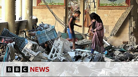 Dozens reported killed in Israeli strike on Gaza school building / BBC News