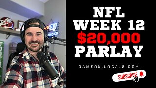 NFL $20,000 Super Contest Week 12 Only! My 5 Picks!