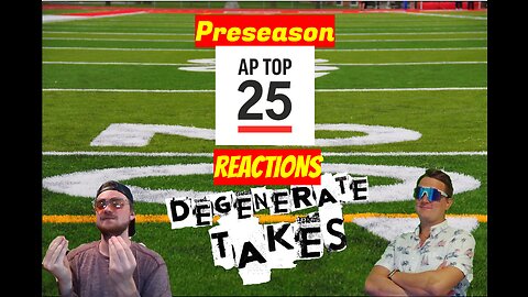 THE FIRST College Football AP Top 25 Reactions