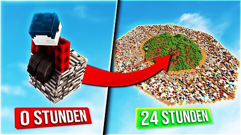 24 STUNDEN AM STÜCK MINECRAFT SPIELEN (30 SEKUNDEN = NEUES ITEM)