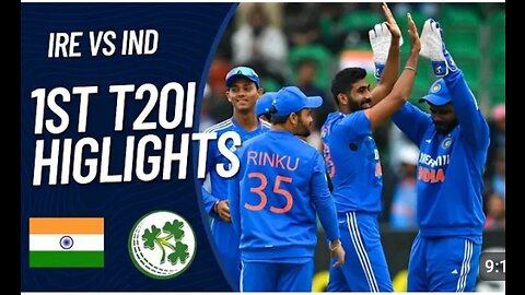Ire vs Ind 1st T20i highlights