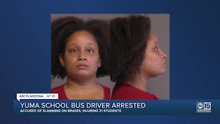 Yuma school bus driver arrested