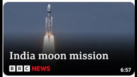 India moon mission rocket blasts into space - BBC New