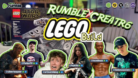 Building the Millennium on Rumble | Doing LEGO building LIVE from the Creator House