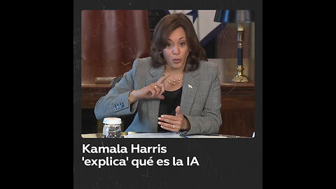 Kamala Harris 'explica' qué es la IA: "En primer lugar, son dos letras"