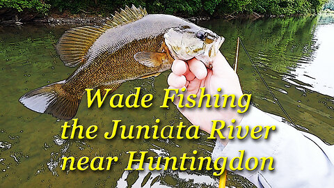 Wade Fishing the Juniata River near Huntingdon